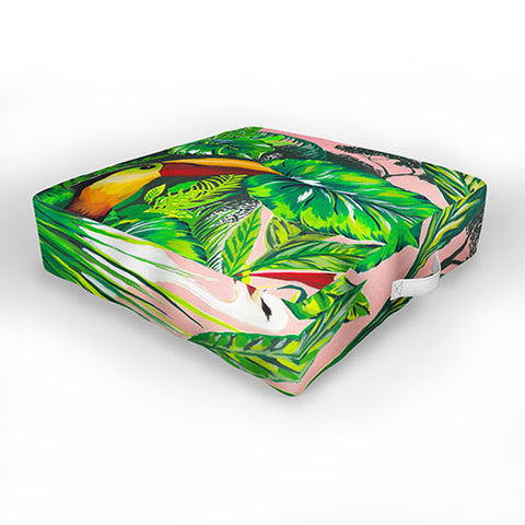 Gabriela Fuente Lost paradise Outdoor Floor Cushion