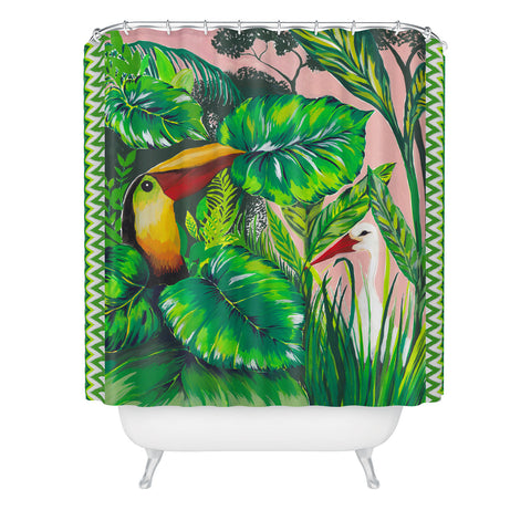 Gabriela Fuente Lost paradise Shower Curtain