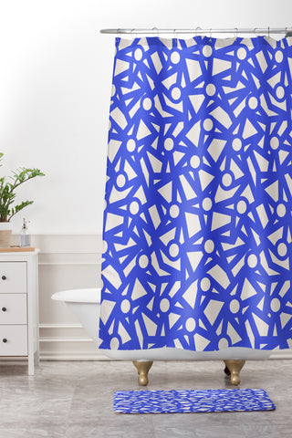 Gabriela Fuente Mark Shower Curtain And Mat