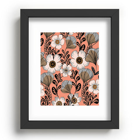 Gabriela Fuente Maxi Floral Recessed Framing Rectangle