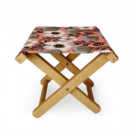 Gabriela Fuente Maxi Floral Folding Stool