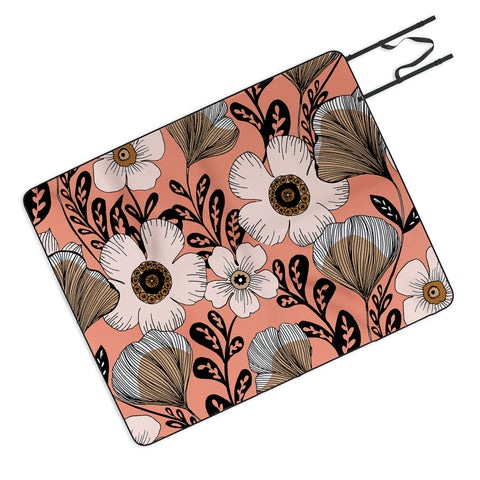 Gabriela Fuente Maxi Floral Picnic Blanket