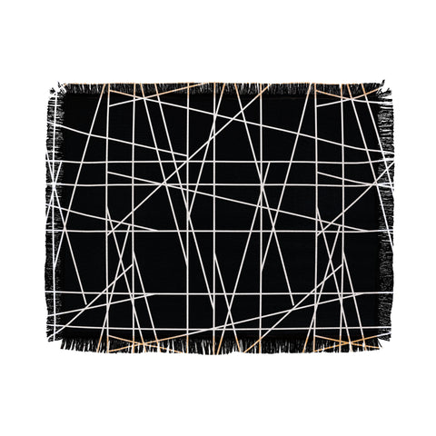 Gabriela Fuente Minimal Art Throw Blanket