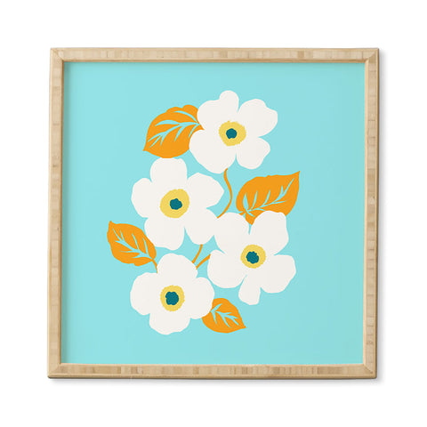 Gabriela Fuente Minimal Floral Framed Wall Art