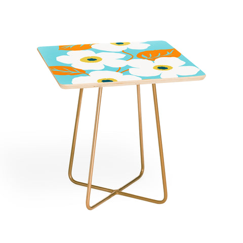 Gabriela Fuente Minimal Floral Side Table