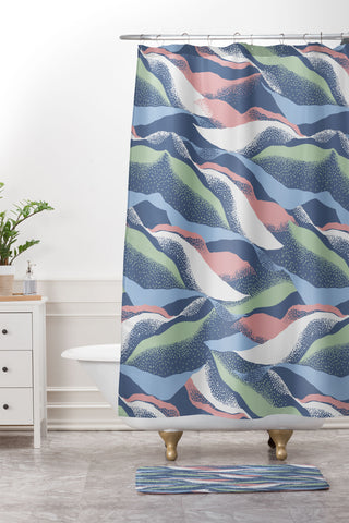 Gabriela Fuente Mount Shower Curtain And Mat