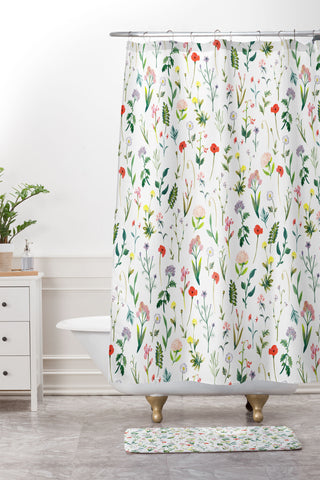 Gabriela Fuente My Spring Shower Curtain And Mat