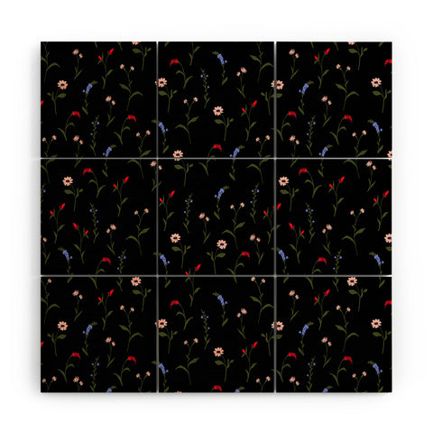 Gabriela Fuente Night Bloom Wood Wall Mural