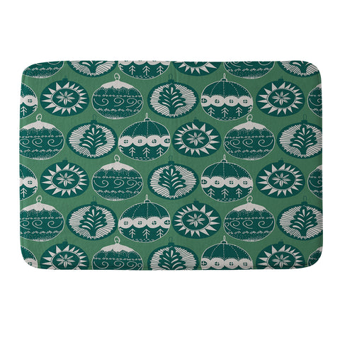 Gabriela Fuente Noel Vert Memory Foam Bath Mat