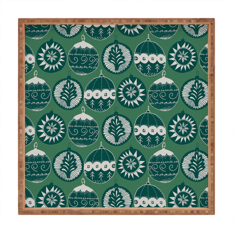 Gabriela Fuente Noel Vert Square Tray