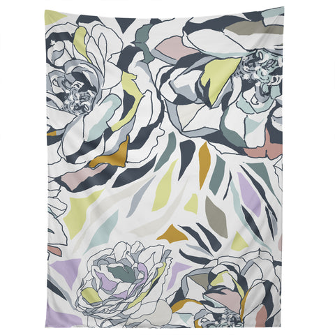 Gabriela Fuente nordic floral Tapestry