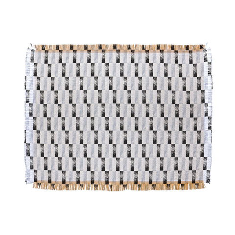 Gabriela Fuente Nordic Stripe Throw Blanket