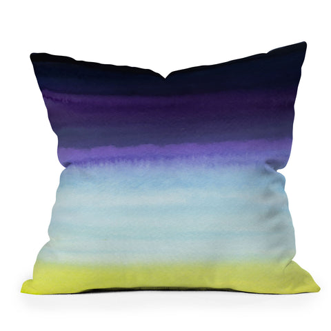 Gabriela Fuente ocean stripe Throw Pillow
