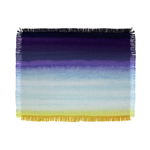 Gabriela Fuente ocean stripe Throw Blanket