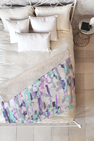 Gabriela Fuente Pastel Dream Fleece Throw Blanket