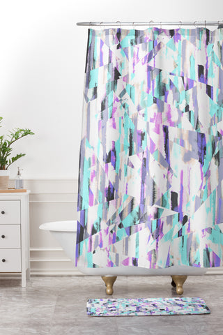 Gabriela Fuente Pastel Dream Shower Curtain And Mat