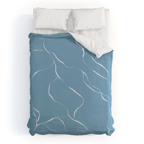 Gabriela Fuente Pastel line Duvet Cover