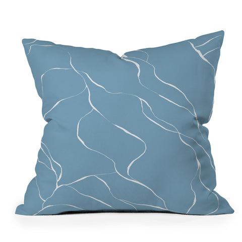 Gabriela Fuente Pastel line Throw Pillow