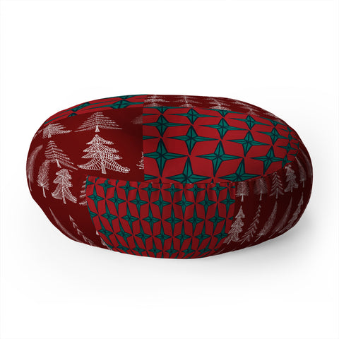 Gabriela Fuente Patchmas Floor Pillow Round