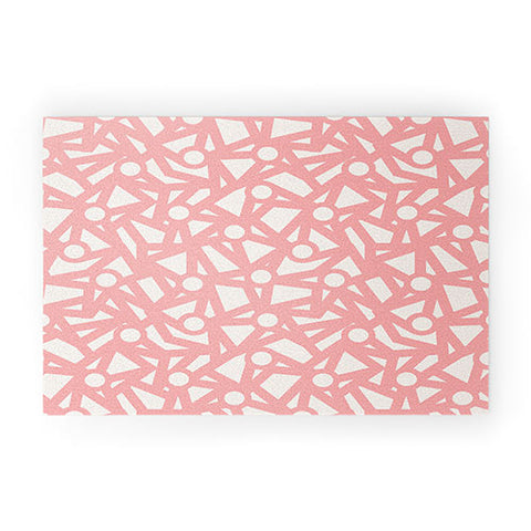 Gabriela Fuente PInk LIfe Welcome Mat