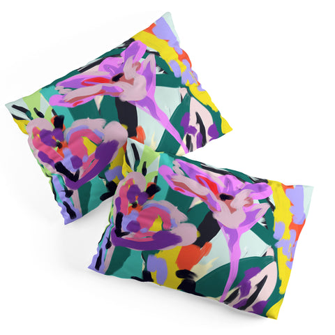 Gabriela Fuente Pink splash Pillow Shams