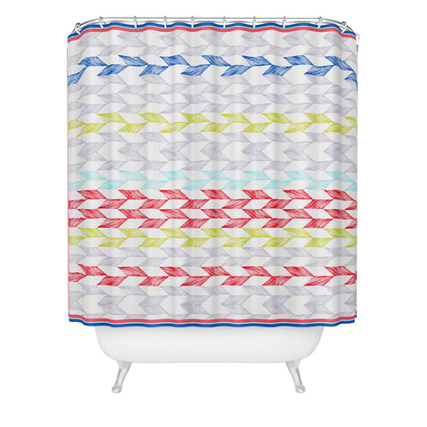 Gabriela Fuente Riley Shower Curtain