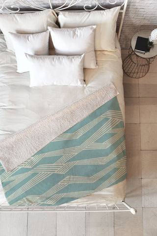 Gabriela Fuente Skylar Fleece Throw Blanket