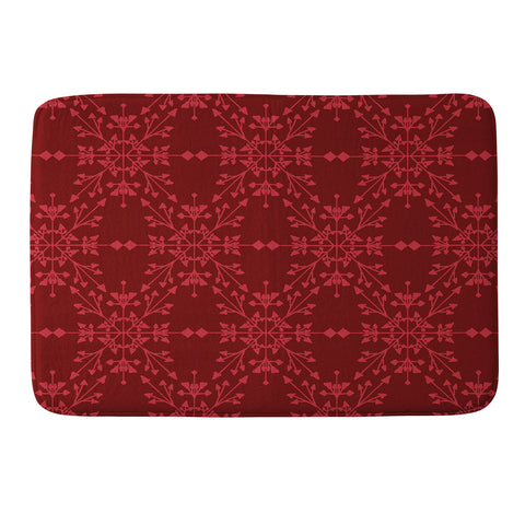 Gabriela Fuente Snow time Memory Foam Bath Mat