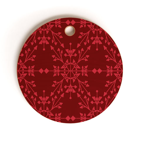 Gabriela Fuente Snow time Cutting Board Round