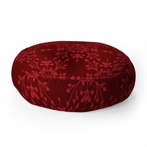 Gabriela Fuente Snow time Floor Pillow Round