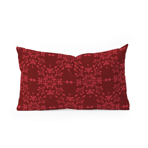 Gabriela Fuente Snow time Oblong Throw Pillow