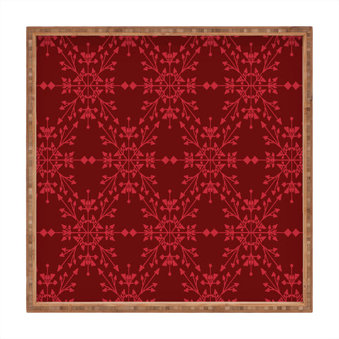 Gabriela Fuente Snow time Square Tray