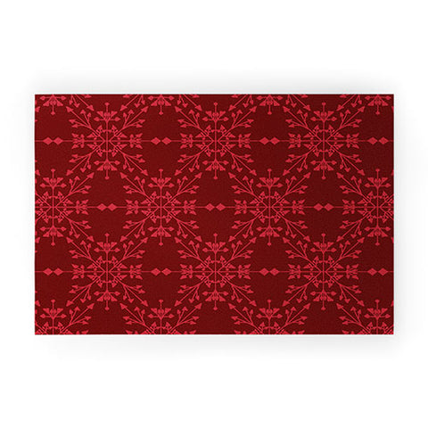 Gabriela Fuente Snow time Welcome Mat