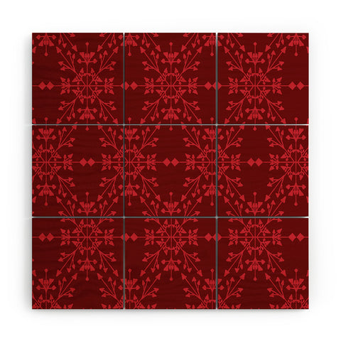 Gabriela Fuente Snow time Wood Wall Mural