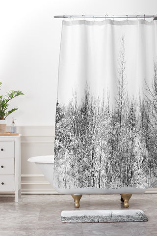 Gabriela Fuente snowland Shower Curtain And Mat