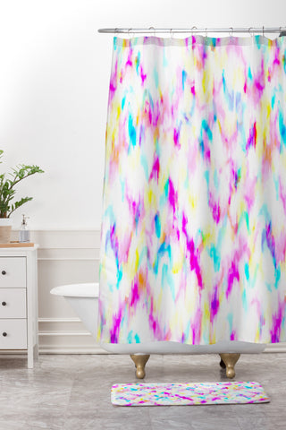 Gabriela Fuente Spring flow Shower Curtain And Mat