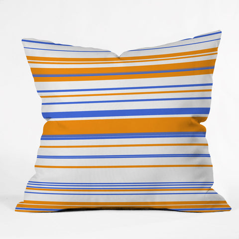 Gabriela Fuente Stripe Classic Outdoor Throw Pillow