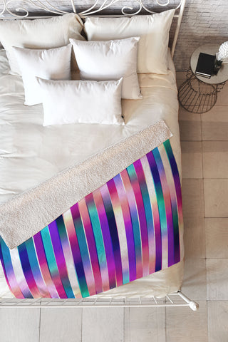 Gabriela Fuente Summer fun time Fleece Throw Blanket