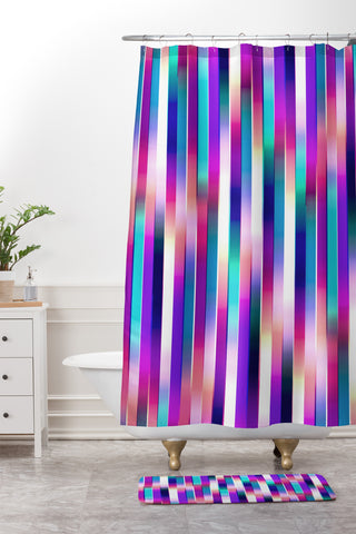 Gabriela Fuente Summer fun time Shower Curtain And Mat