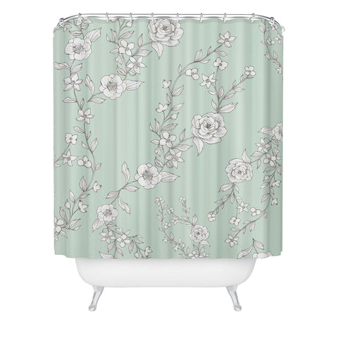 Gabriela Fuente Summer Romance Shower Curtain