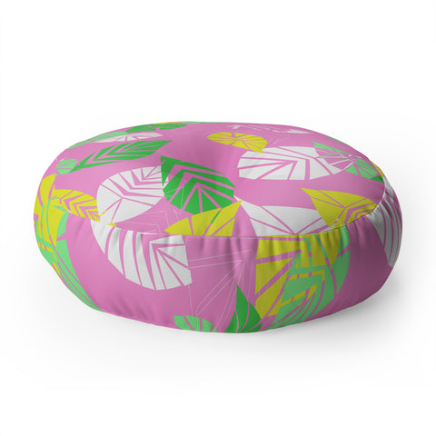 Gabriela Fuente Surf day Floor Pillow Round