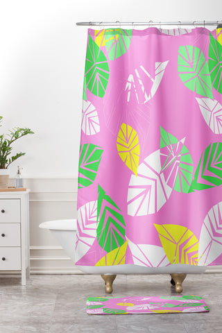 Gabriela Fuente Surf day Shower Curtain And Mat