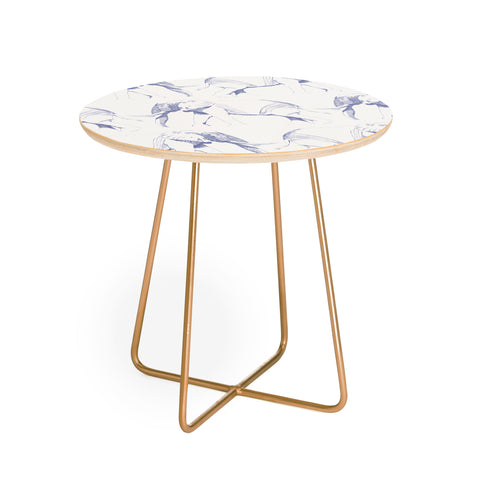 Gabriela Fuente The Elephant in the Room Round Side Table