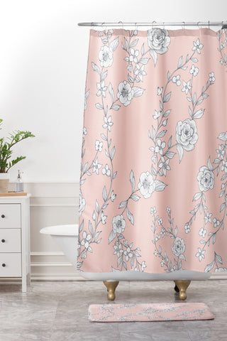 Gabriela Fuente The romantics Shower Curtain And Mat