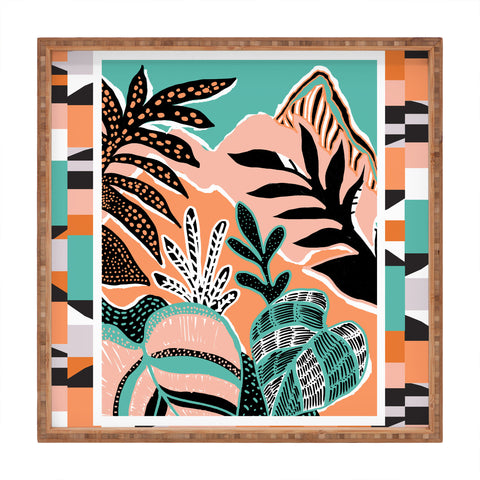 Gabriela Fuente The tropicana Square Tray