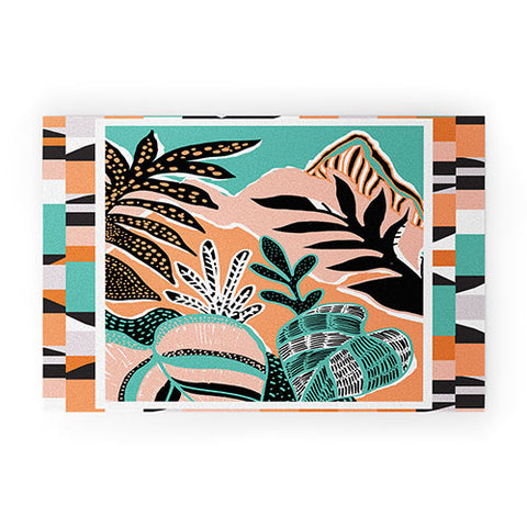 Gabriela Fuente The tropicana Welcome Mat