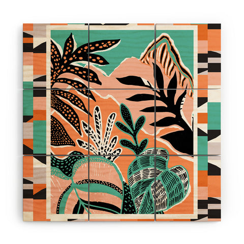 Gabriela Fuente The tropicana Wood Wall Mural