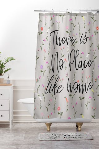 Gabriela Fuente there is no place like home Shower Curtain And Mat