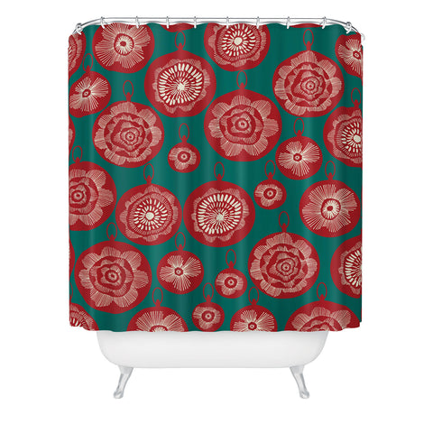Gabriela Fuente Time 4 Christmas Shower Curtain