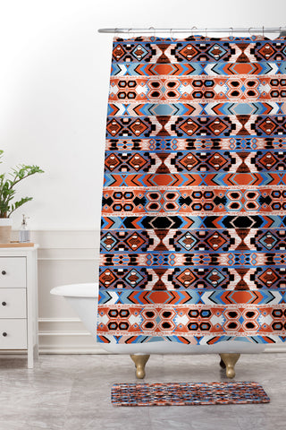 Gabriela Fuente Ujarak Shower Curtain And Mat